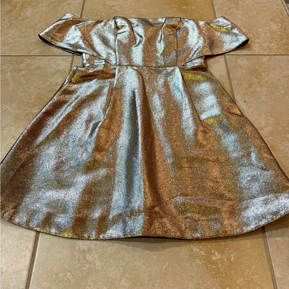 Sandro Paris off the shoulder evening dress